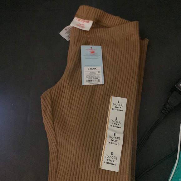 NWT (6/6x) Brown Leggings - Picture 2 of 3